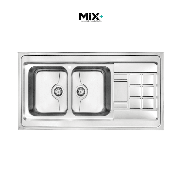 9022P-T-600x600-1.png سینک ظرفشویی میکس پلاس مدل 9022P - تصویر 1