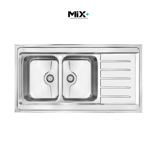 9072P-T-600x600-1.png سینک ظرفشویی میکس پلاس مدل 9072P - تصویر 1