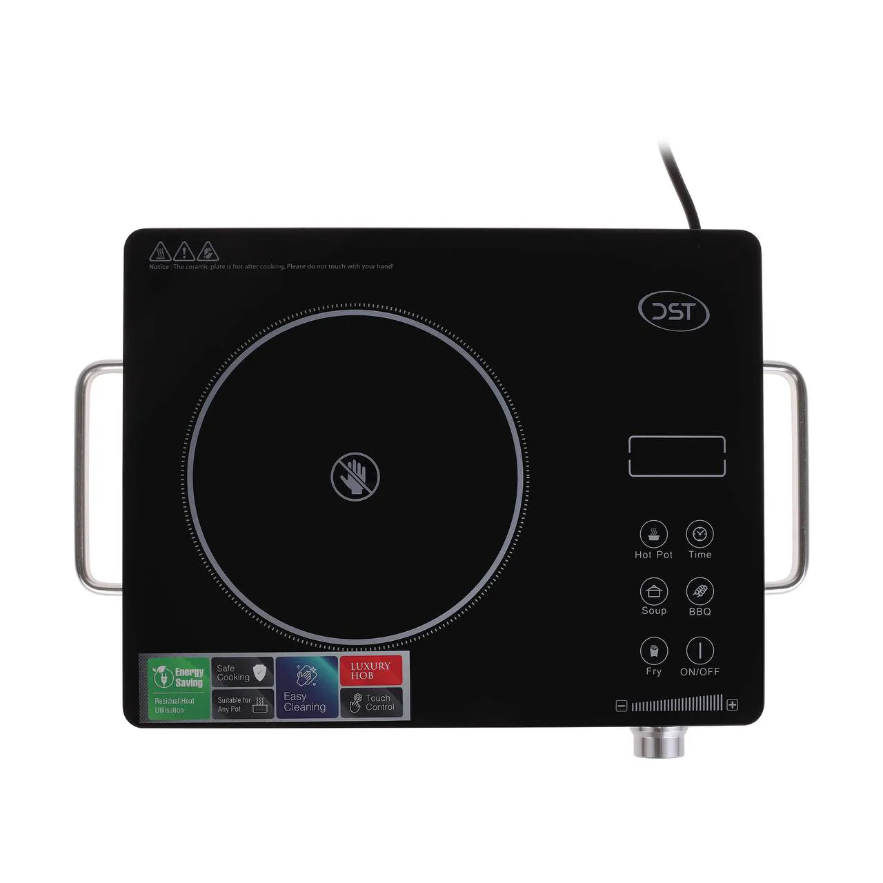 travel-electric-stove-T1-01Silver-8.webp اجاق برقی DST مسافرتی (T1-01S) - تصویر 1